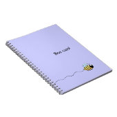 Carnet Pourpre mignon frais de calembour de bande (Côté Droit)