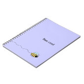 Carnet Pourpre mignon frais de calembour de bande (Côté gauche)