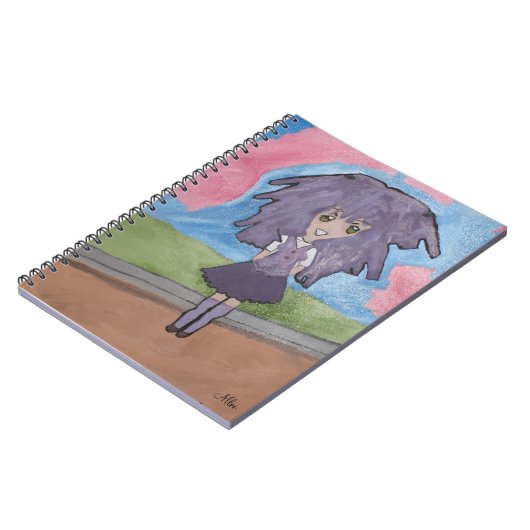 " Carnet pourpre "sauvage (Côté gauche)