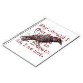 Carnet Pourquoi devrais-je craindre la mort - Citation de (Côté gauche)