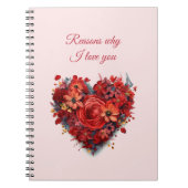 Carnet Pourquoi je t'aime | Saint Valentin (Devant)