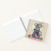 Carnet Poussière à café et chatons (Intérieur)