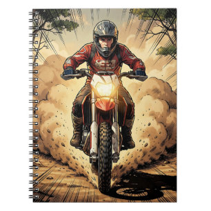 Carnet Poussière et détermination Motocross à plein régim