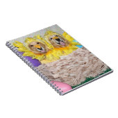 Carnet Poussins de golden retriever dans un nid (Côté Droit)