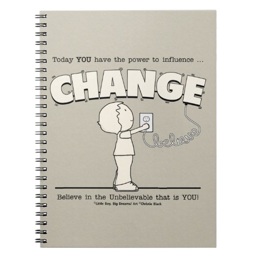 Carnet Pouvoir de changer (Devant)