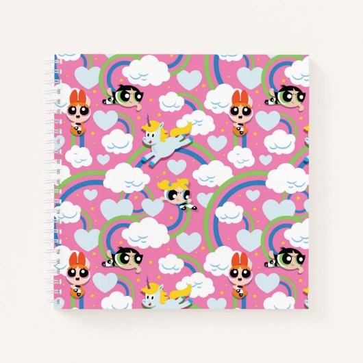 Carnet Powerpuff Girls & Donny Rainbow Motif (Devant)