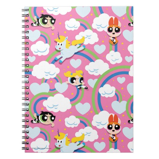 Carnet Powerpuff Girls & Donny Rainbow Motif (Devant)