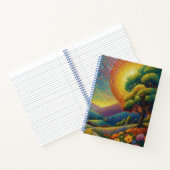 Carnet Prairie et fleurs Art coloré (Intérieur)