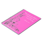 Carnet Praise Him N Pink Bible quota Customize (Côté gauche)