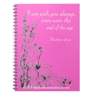 Carnet Praise Him N Pink Bible quota Customize
