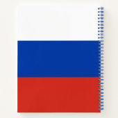 Carnet Pratique de l'écriture papier du drapeau russe (Dos)