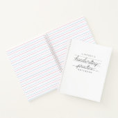 Carnet pratique d'écriture manuscrite personnalisé (Intérieur)