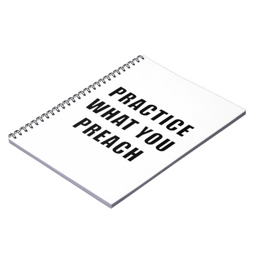 Carnet Pratiquez ce que vous prêchez (Côté gauche)