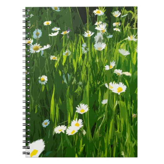 Carnet pré fleuri (Devant)