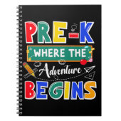 Carnet Pré-K Où L'Aventure Commence Funny School (Devant)