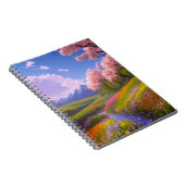 Carnet Pré vert avec un ruisseau Babbling (Côté Droit)