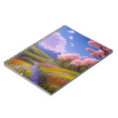 Carnet Pré vert avec un ruisseau Babbling (Côté gauche)