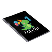Carnet Premier anniversaire adorable de dino (Côté Droit)