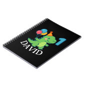 Carnet Premier anniversaire adorable de dino (Côté gauche)