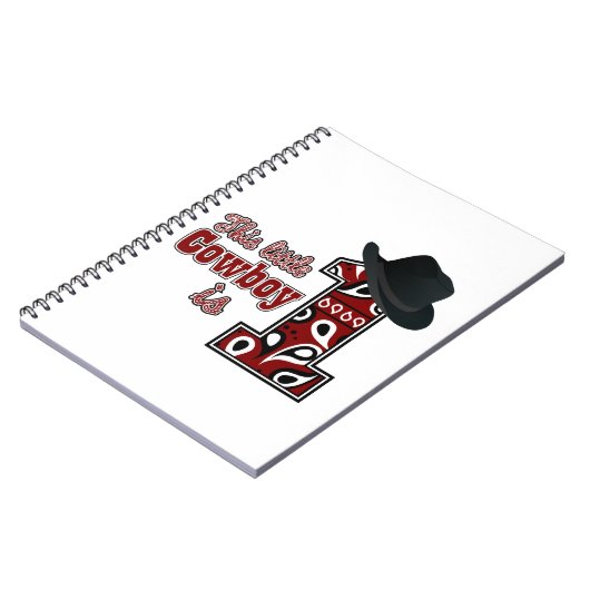 Carnet Premier anniversaire de Cowboy (Côté gauche)