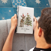 Carnet Premier Noël de l'âne de bébé doux, coutume