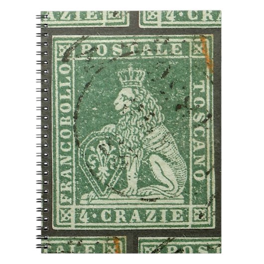 Carnet Premier timbre postal - Toscane (1851) (Devant)