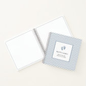 Carnet Première année Baby Memory Book Dusty Blue (Intérieur)