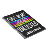 Carnet Première année déverrouillée Retour à l'école Pers (Côté Droit)