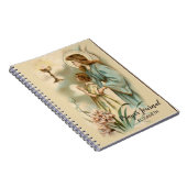Carnet Première communion d'ange religieux vintage (Côté Droit)