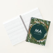 Carnet Première couronne de feuillage botanique moderne e (Intérieur)
