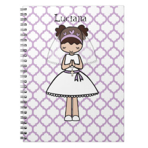 Carnet Première fille personnalisée de Latina de jour d