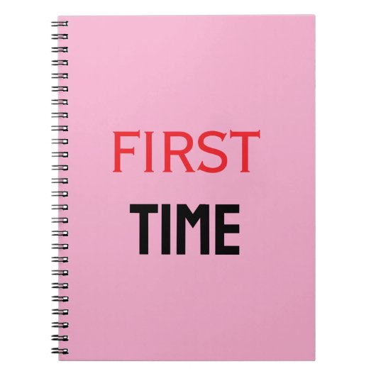 CARNET PREMIÈRE FOIS (Devant)