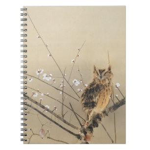 Carnet Premières fleurs de prunier par Nishimura Goun, Hi