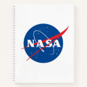 Carnet Premium Iconique de la NASA (spirale blanch (Devant)