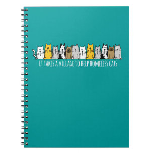 Carnet Prend un village aider les chats sans abri