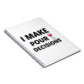 CARNET PRENDRE DES DÉCISIONS POUR LE VIN VERRE (Côté Droit)