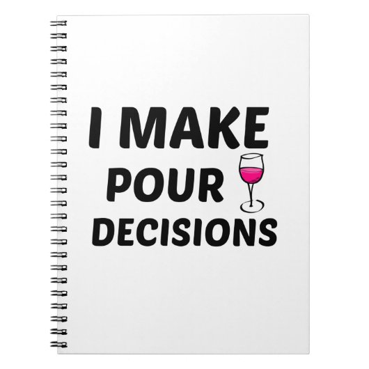 CARNET PRENDRE DES DÉCISIONS POUR LE VIN VERRE (Devant)