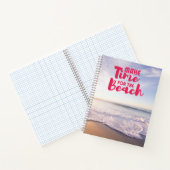 Carnet Prenez le temps de la plage (Intérieur)