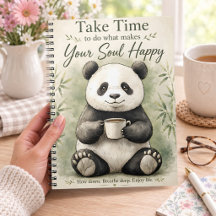 Prenez le temps de rendre votre âme heureuse Panda