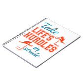 Carnet Prenez les obstacles de la vie dans le champ de pi (Côté gauche)