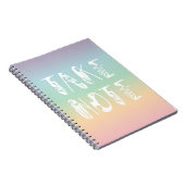 Carnet "Prenez note" Pastel Rainbow (Côté Droit)