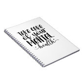 Carnet Prenez soin de votre santé mentale (Côté Droit)