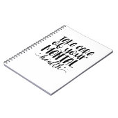 Carnet Prenez soin de votre santé mentale (Côté gauche)