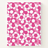 Carnet Préparatoire Daisy Bloom – Rose Chaud & Monogramme (Dos)