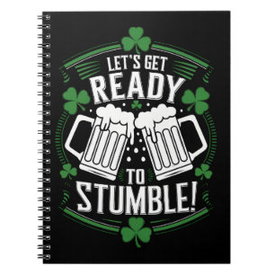 Carnet Préparons-nous à trébucher Drôle de St Patrick