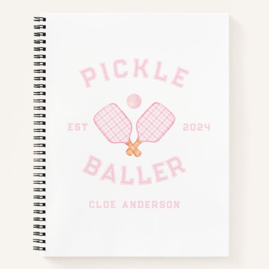 Carnet Preppy Pickle Baller (Devant)
