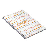 Carnet Preppy Super Stripe Tulip Motif (Côté Droit)