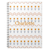 Carnet Preppy Super Stripe Tulip Motif (Devant)