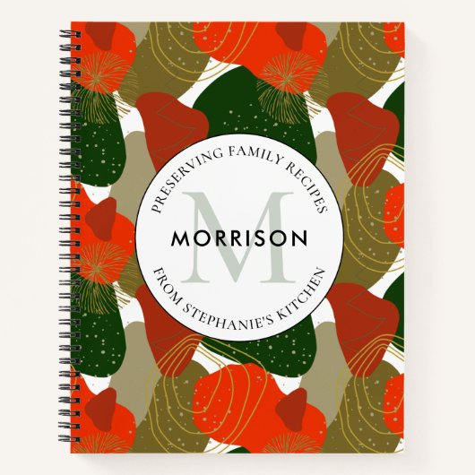 Carnet Préserver les recettes familiales Recette de vacan (Devant)