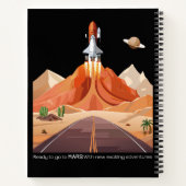 Carnet Prêt à aller sur Mars (Dos)
